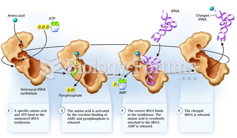 Aminoacyl-tRNA synthetase charging a tRNA