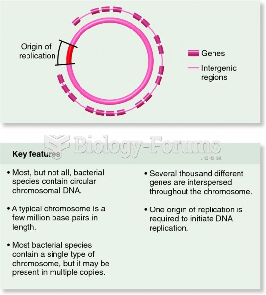 The organization of nucleotide sequences in bacterial chromosomal DNA.