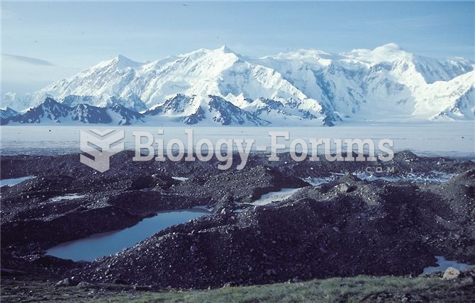 Mount Logan, Yukon. Environmental conditions and organisms vary greatly from low to high elevations 