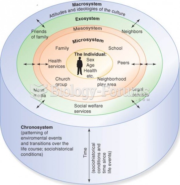 The Systems in Bronfenbrenner’s Ecological Theory  