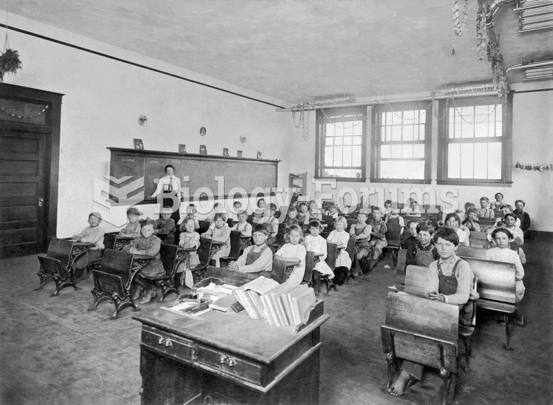 Dewey and the reformers attacked classes, such as this one, circa 1900, where students sat up straig