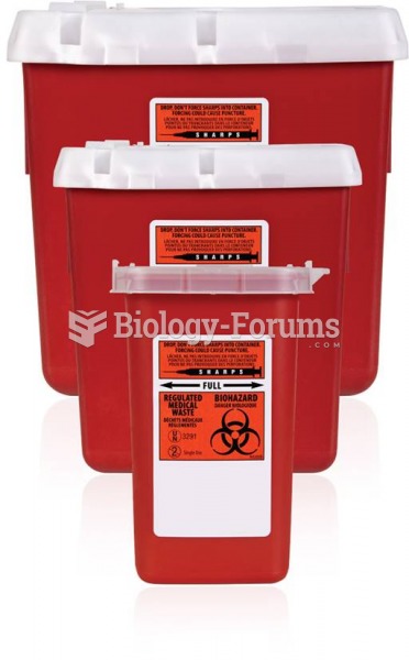Examples of waste and hazard containers. 