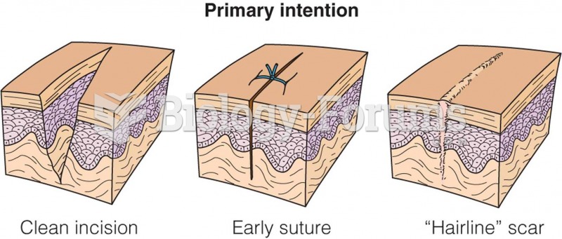 Wound healing by secondary intention.