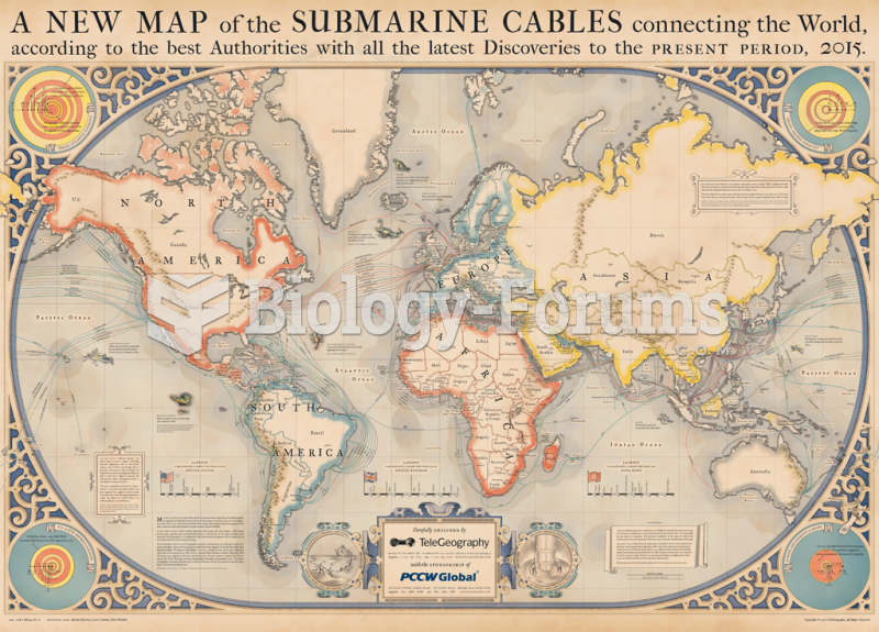 The Internet's underwater cables