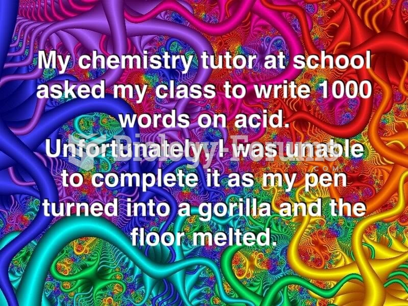 Chemistry Tutor