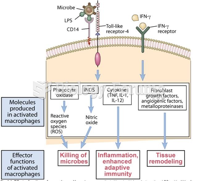 Effector functions of macrophages