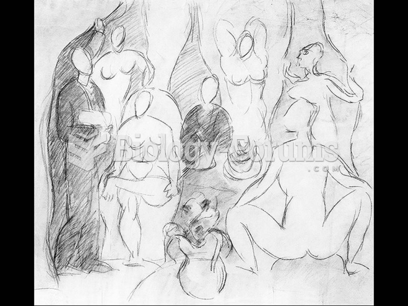 Pablo Picasso, Medical Student, Sailor, and Five Nudes in a Bordello (Compositional study for Les ...