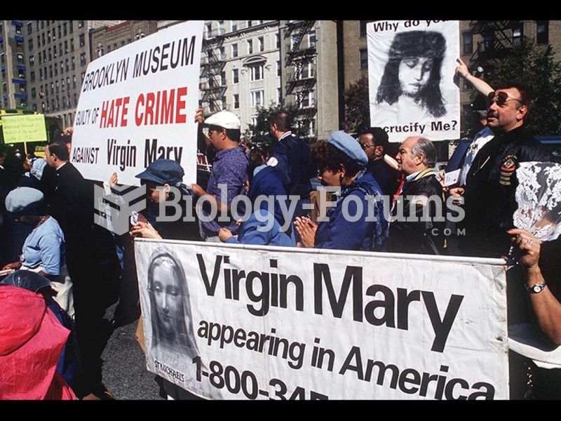 Demonstration Against the 'Sensation' Art Exhibition outside the Brooklyn Museum, New ...