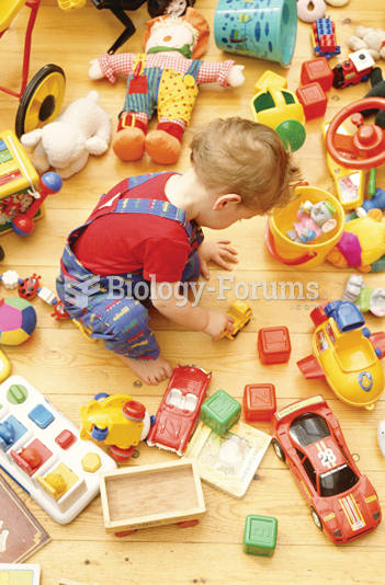 Children may sometimes sort their toys into different categories.