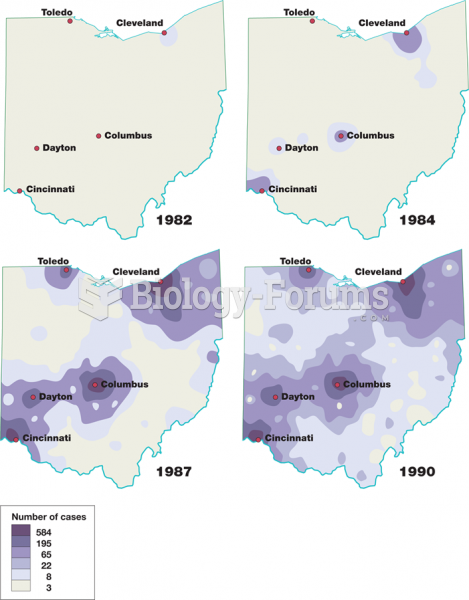 The Spread of AIDS in Ohio, 1982–1990