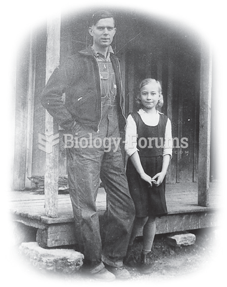 This January 1937 photo from Sneedville, Tennessee, shows Eunice Johns, age 9, and her husband, ...