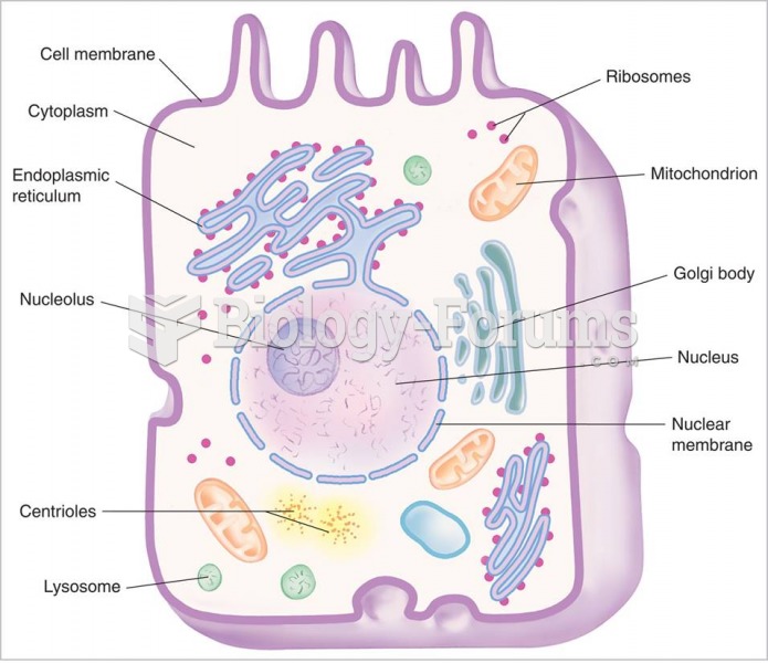 Major parts of the cell and the structures located inside the cell.