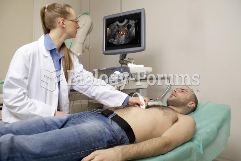 An ultrasound being performed on a patient. 