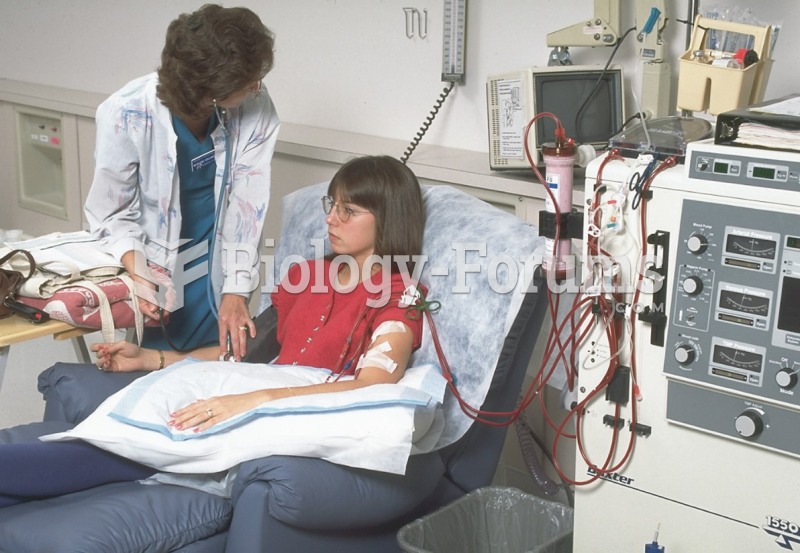 A patient undergoing hemodialysis.