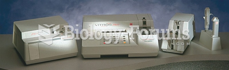 VITROS DT60II automated blood analysis system.