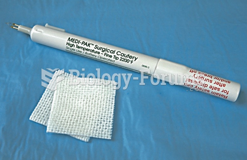 A disposable cautery unit.