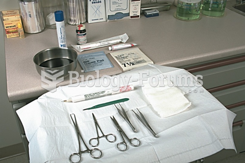 Surgical tray set up for a biopsy procedure.