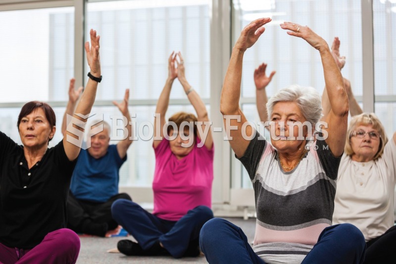 Group fitness activities geared toward senior citizens can improve their physical strength and ...
