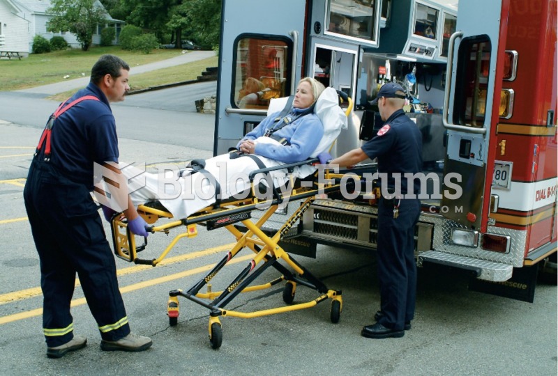 EMS personnel respond to emergencies and transport patients to the hospital.