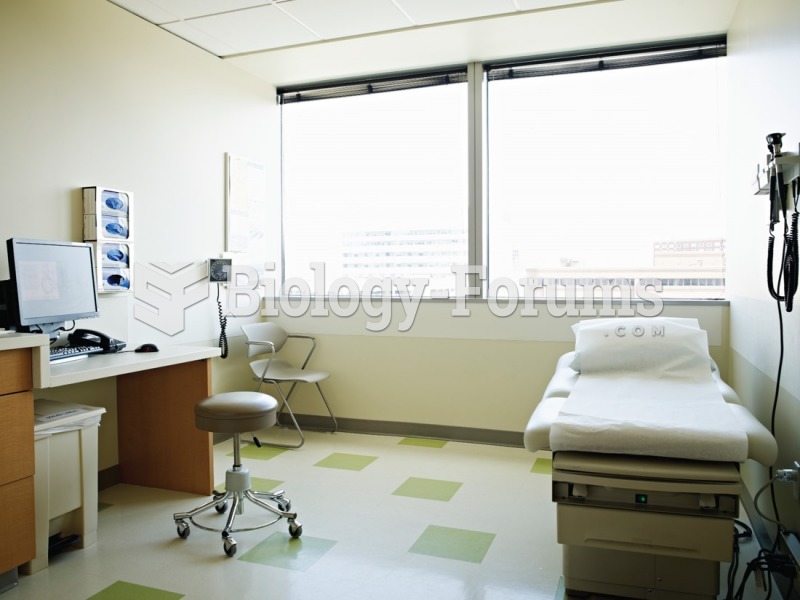 A patient examination room should be simple and efficiently designed. 