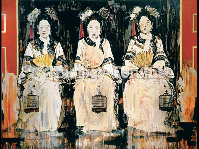 Hung Liu, Three Fujins. 
