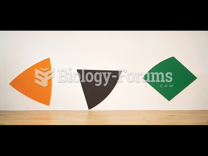 Ellsworth Kelly, Three Panels: Orange, Dark Gray, Green.  