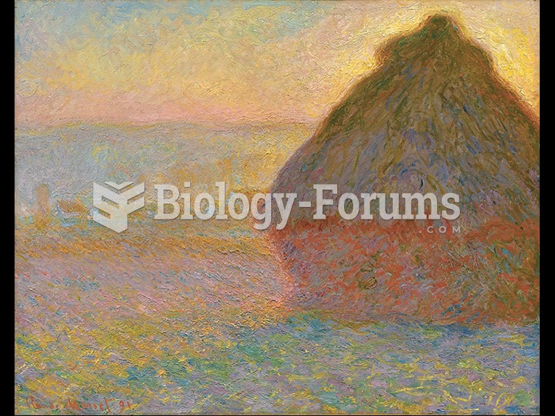 Claude Monet, Grainstack (Sunset). 