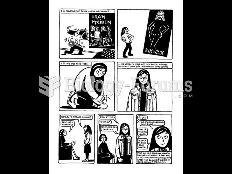 Marjane Satrapi, page from the "Kim Wilde" chapter of the graphic novel Persepolis. 