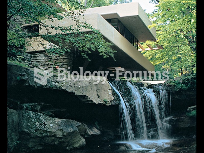 Frank Lloyd Wright, Fallingwater, Kaufmann House, Bear Run, Pennsylvania. 