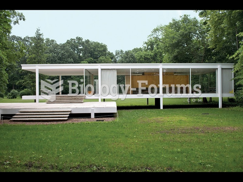 Ludwig Mies van der Rohe, Farnsworth House, Fox River, Plano, Illinois. 