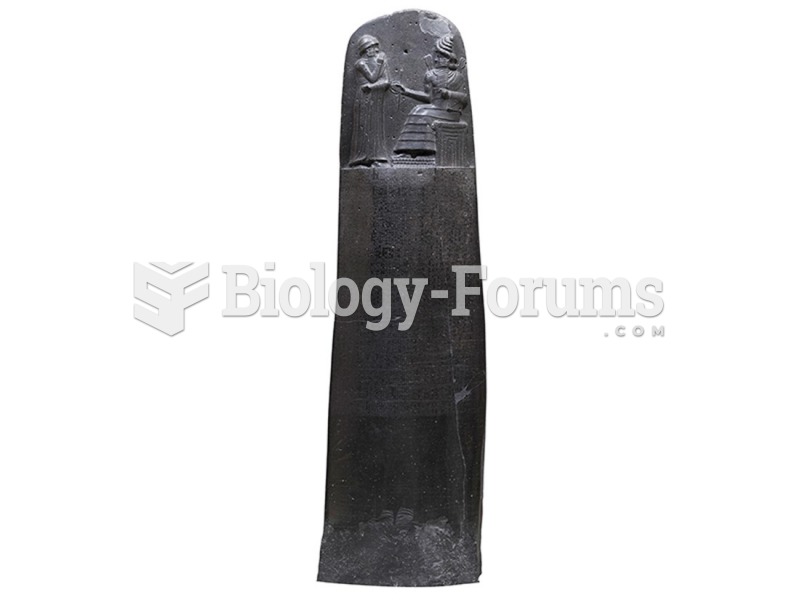 Stele of Hammurabi. 