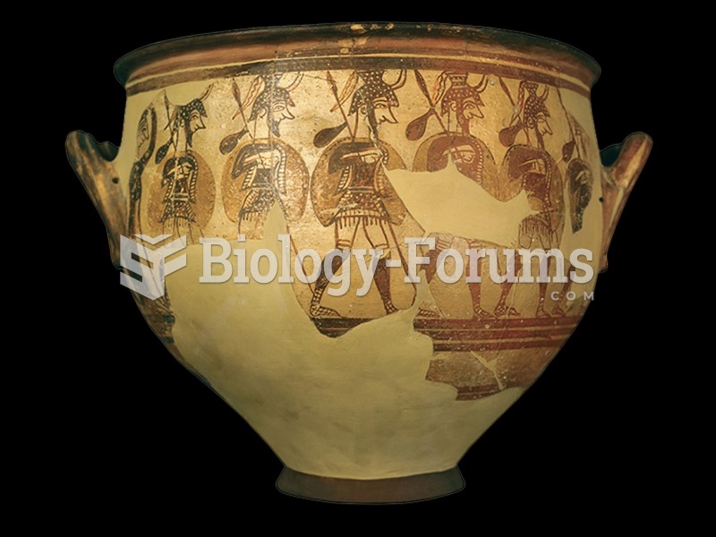 The Warrior Vase, Mycenae.