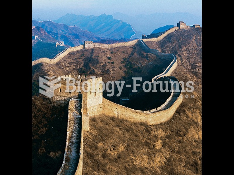 The Great Wall, near Beijing.