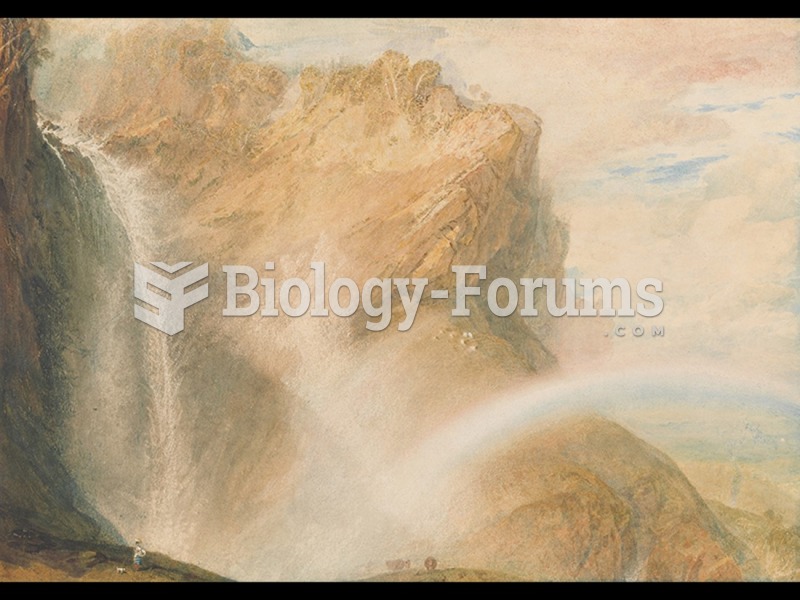 J. M. W. Turner, The Upper Falls of the Reichenbach. 
