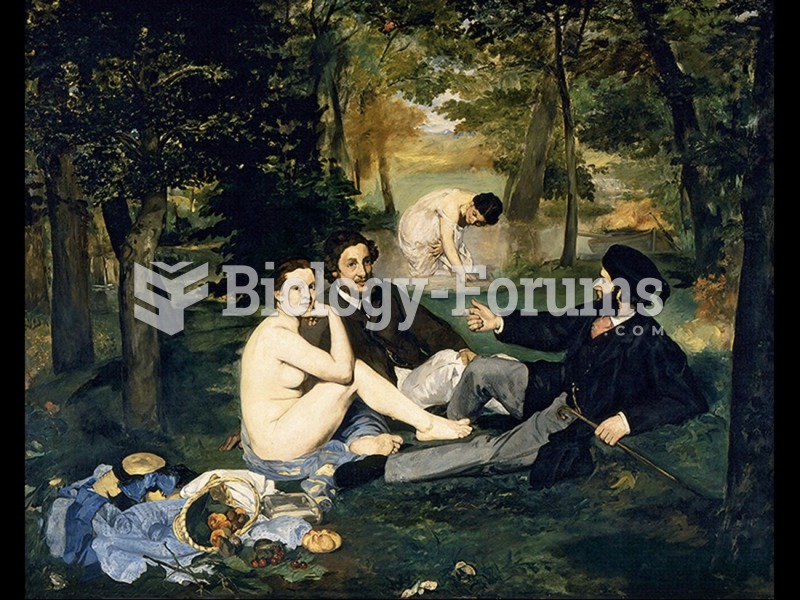 Édouard Manet, Le Déjeuner sur l'herbe (Luncheon on the Grass). 