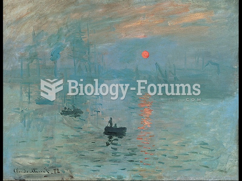 Claude Monet, Impression—Sunrise. 
