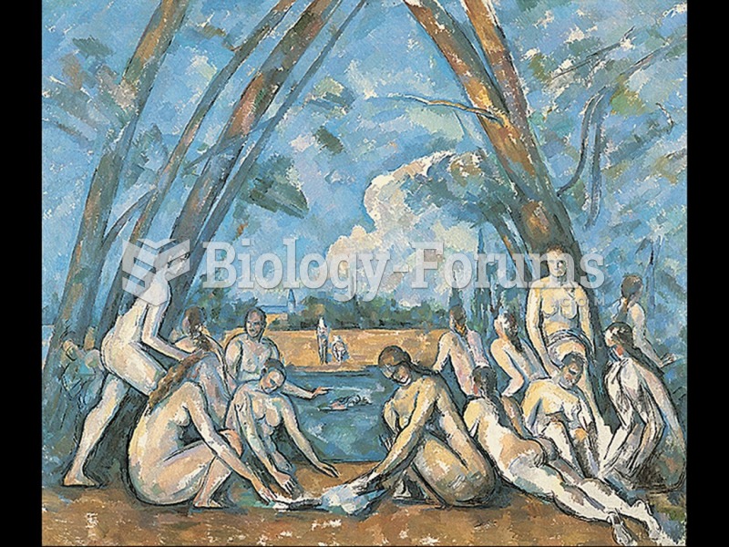 Paul Cézanne, The Large Bathers. 