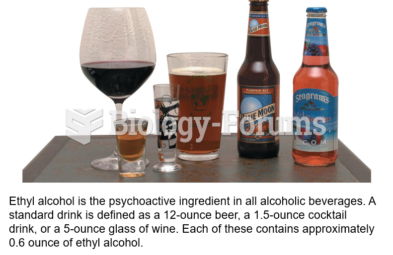 Standard Alcoholic Drink Sizes