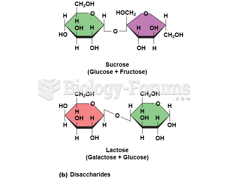 Disaccharides Diagram 