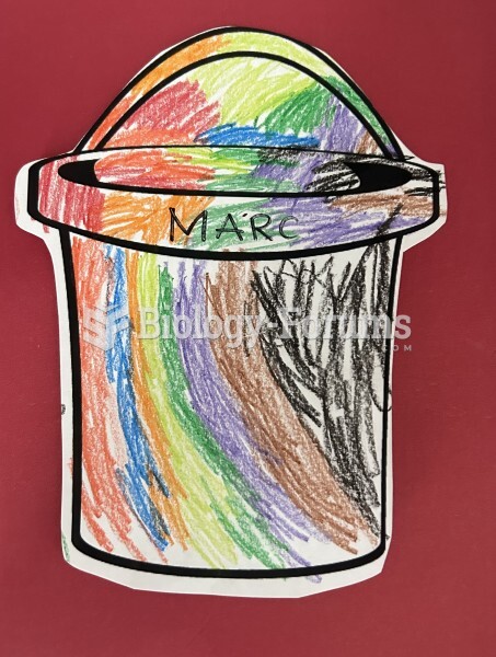 Marc’s rainbow bucket