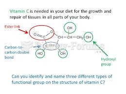 Functional Groups of Vitamin C