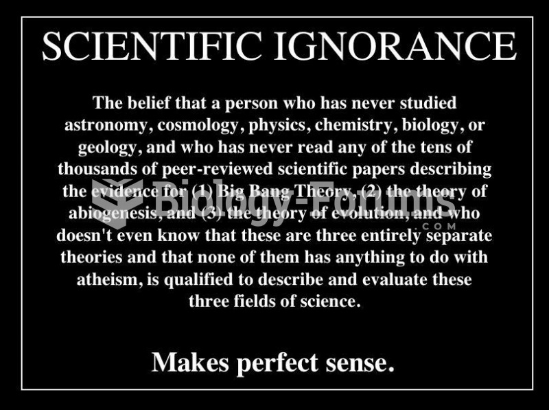 Scientific Ignorance
