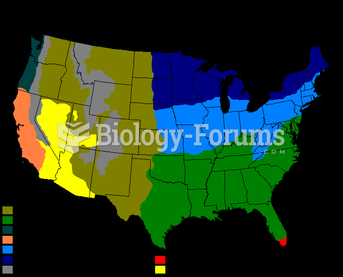 Climate zones in the USA