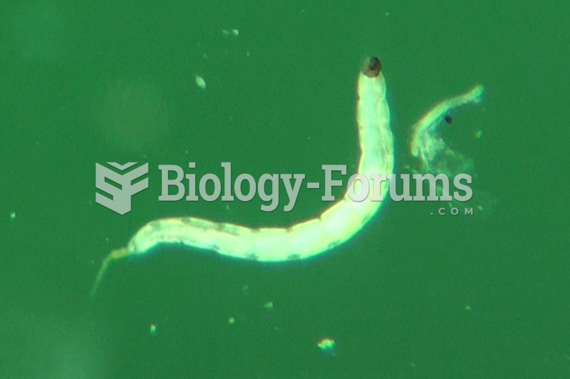 Parasitic fish worm