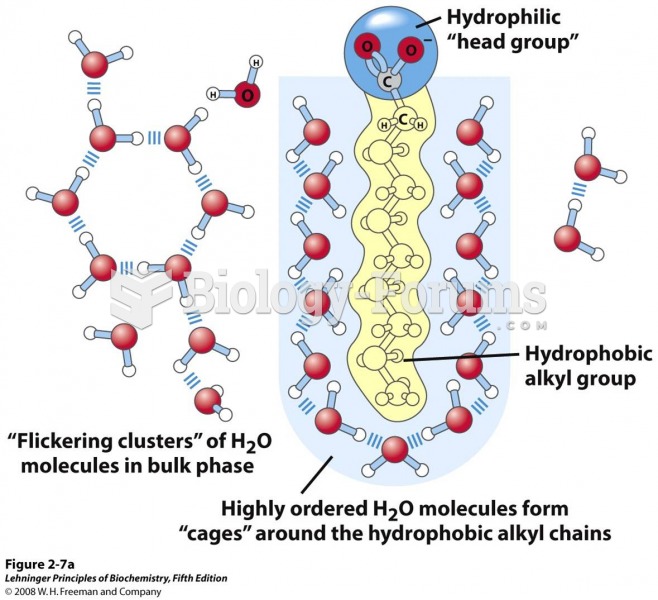 Amphipathic compounds in aqueous solution