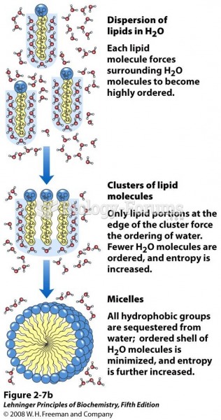the fatty acid molecules expose the smallest possible hydrophobic surface area
