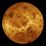 A simulated-color map of the surface of Venus as measured by synthetic aperture radar on the Magella