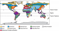 Variation in climatic conditions result in geographic variation in the distribution of biome types a