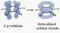 Benzene delocalized electrons