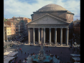 Exterior, Pantheon, Rome. 